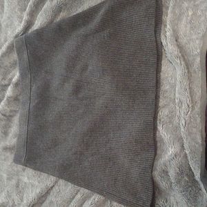 Grey sweater skirt